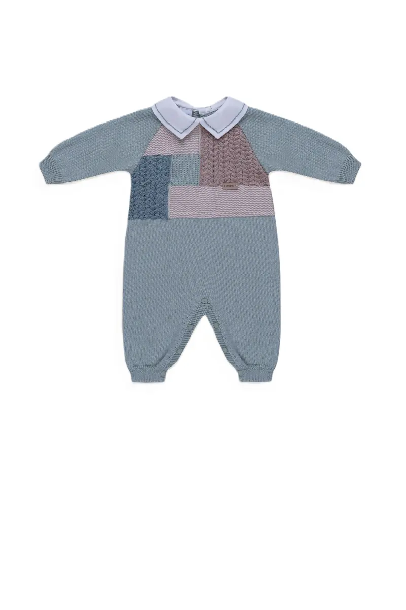 Tutina cielo/mandorla per neonato