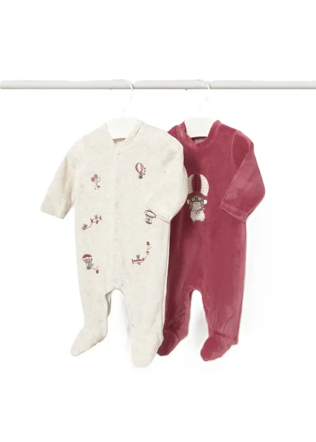 Tutina rosa/bianca per neonato