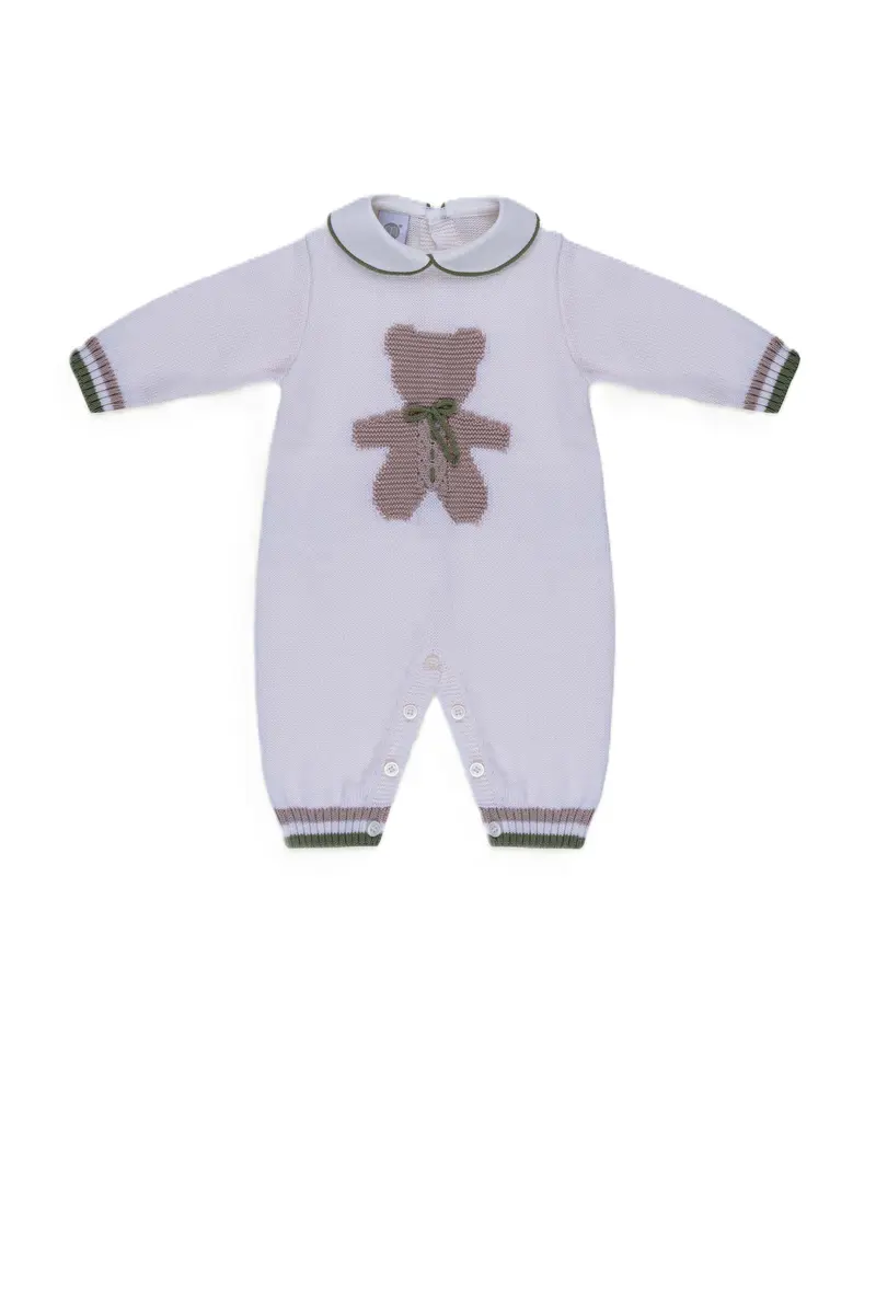 Tutina vaniglia/cammello per neonato