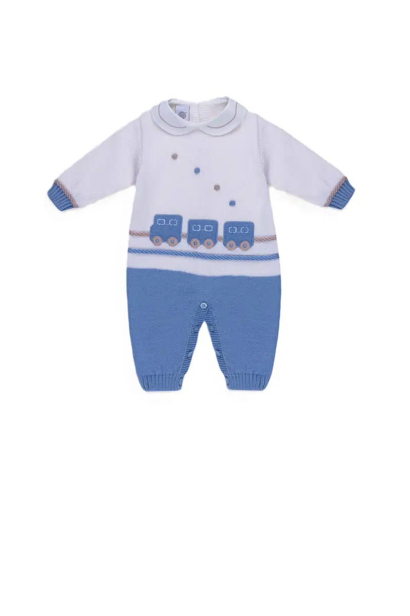 Tutina vaniglia/cielo per neonato