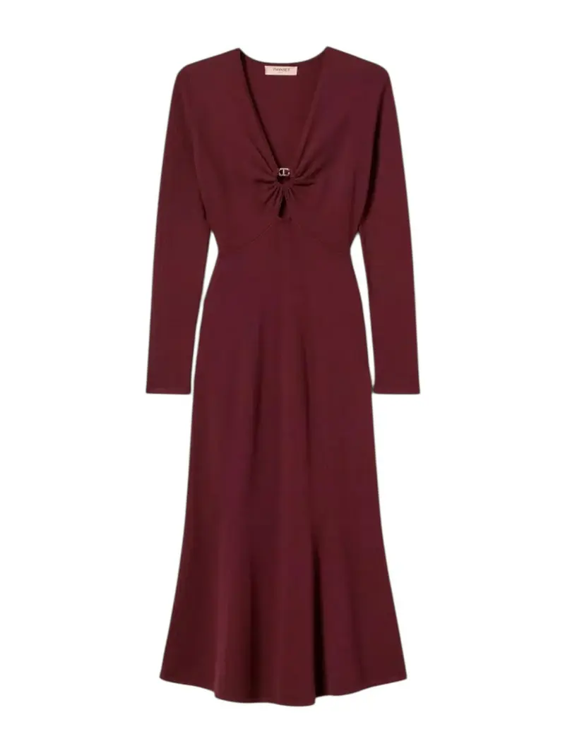 TWINSET Abito Donna MIX VISCOSE NEW FIT 252TP3140 05609 WINETASTING