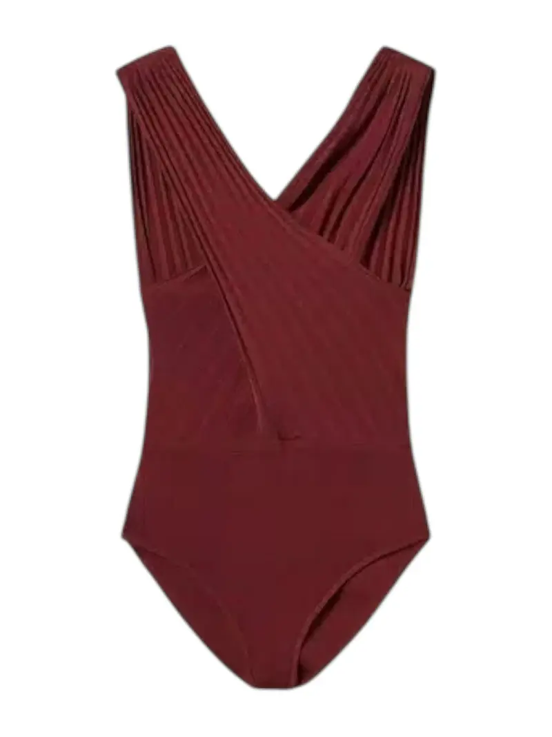 TWINSET Body Donna VISCOSE RIB SHAPES 252TP3161 12367 WINETASTING CHIARO