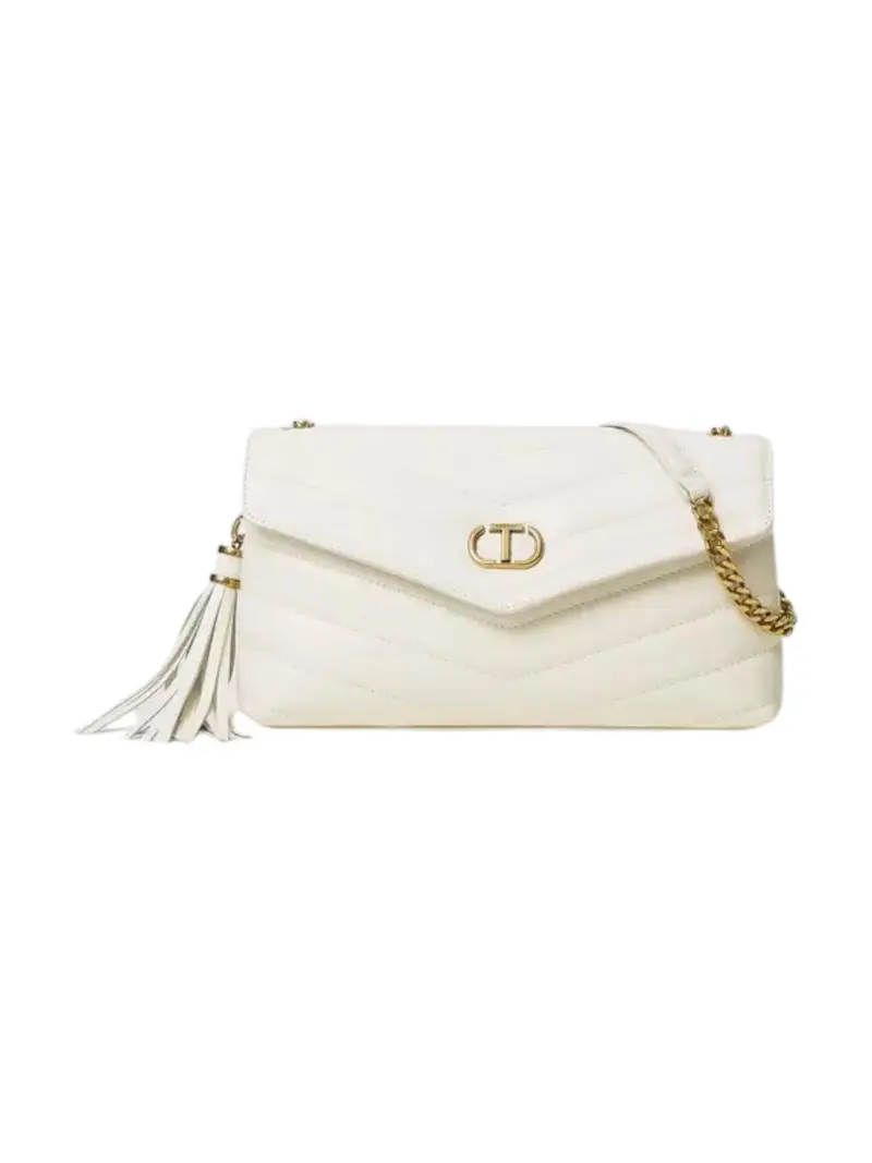 TWINSET Borsa Donna DREAMY LEATHER 242TB7192 11748 Bianco