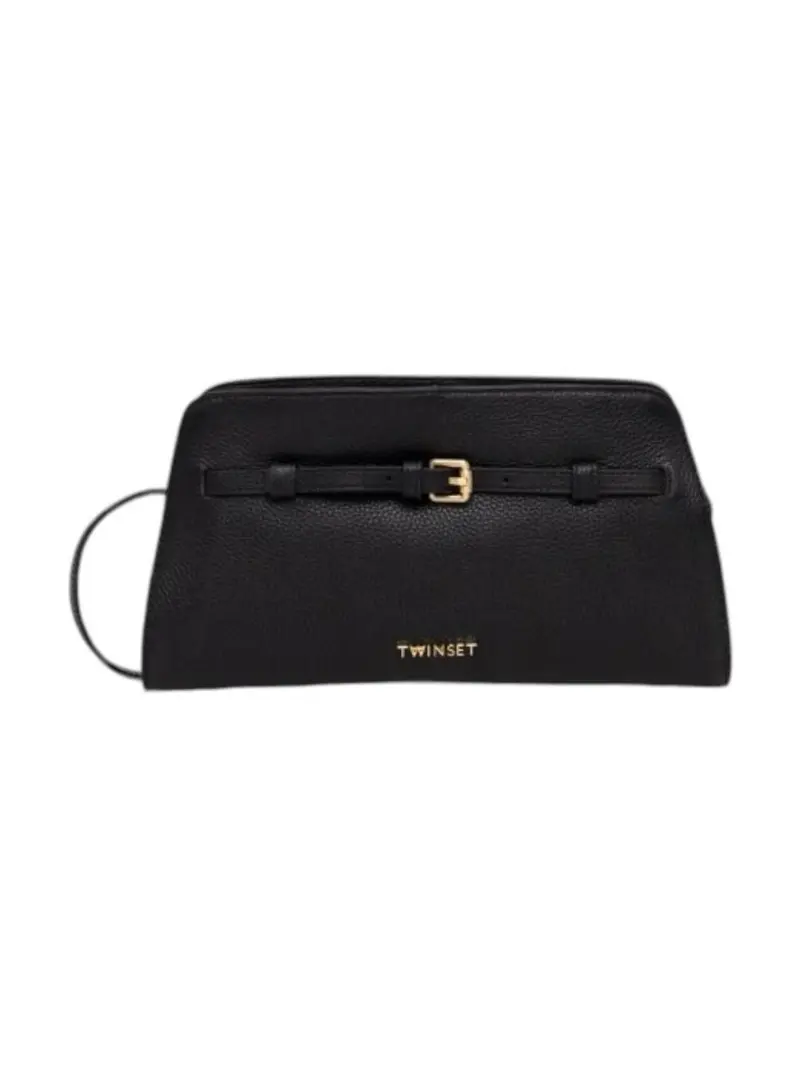 TWINSET Borsa Donna MILANO LEATHER 242TD8373 00006 Nero