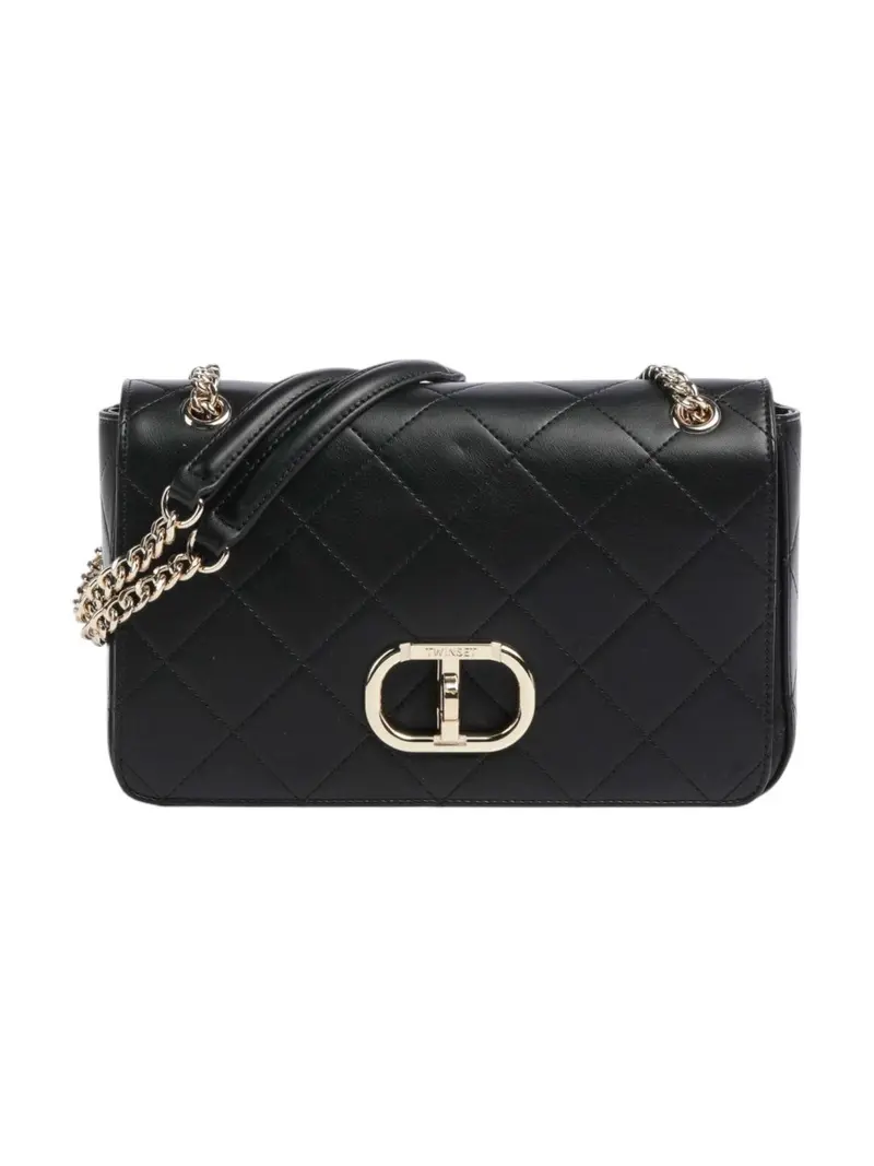TWINSET Borsa Donna T-LOCK 242TB7251 00006 Nero