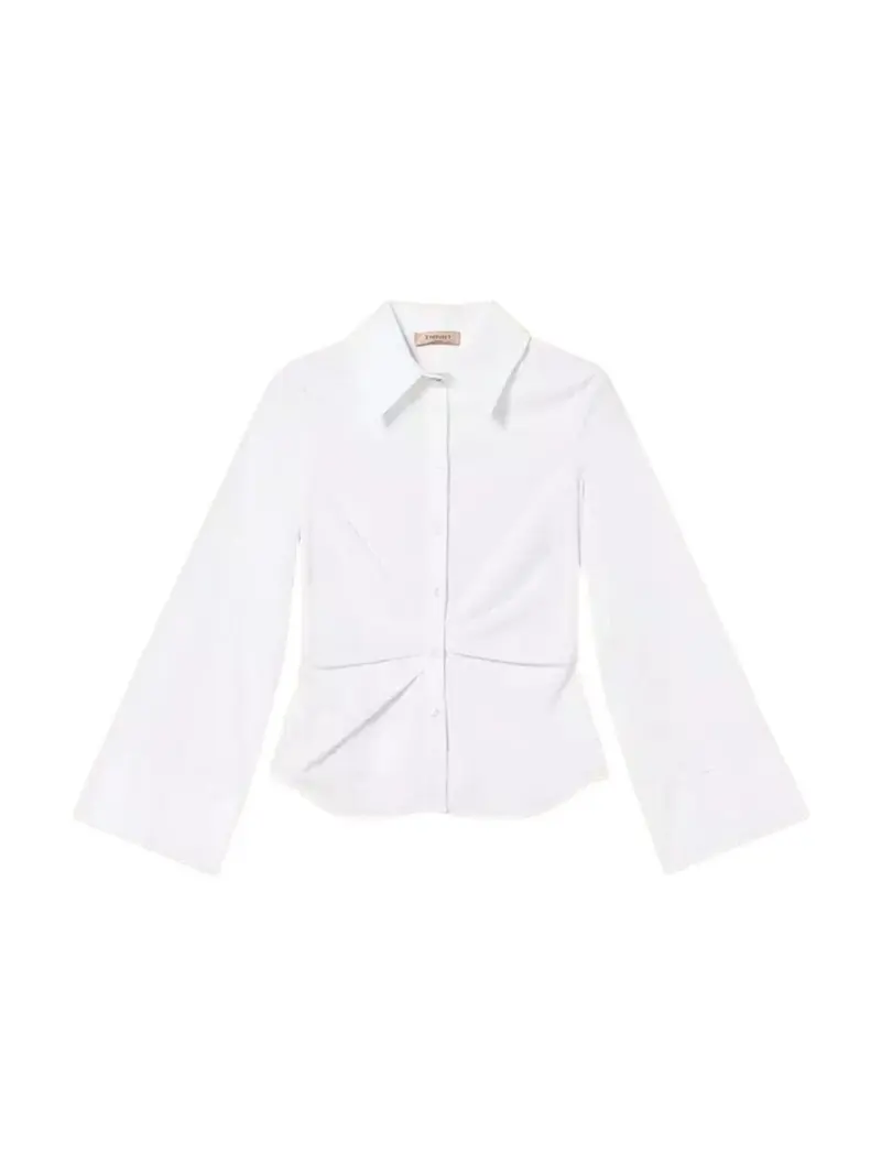 TWINSET Camicia Donna STRETCH POPLIN 252TF2070 00001 BIANCO OTTICO