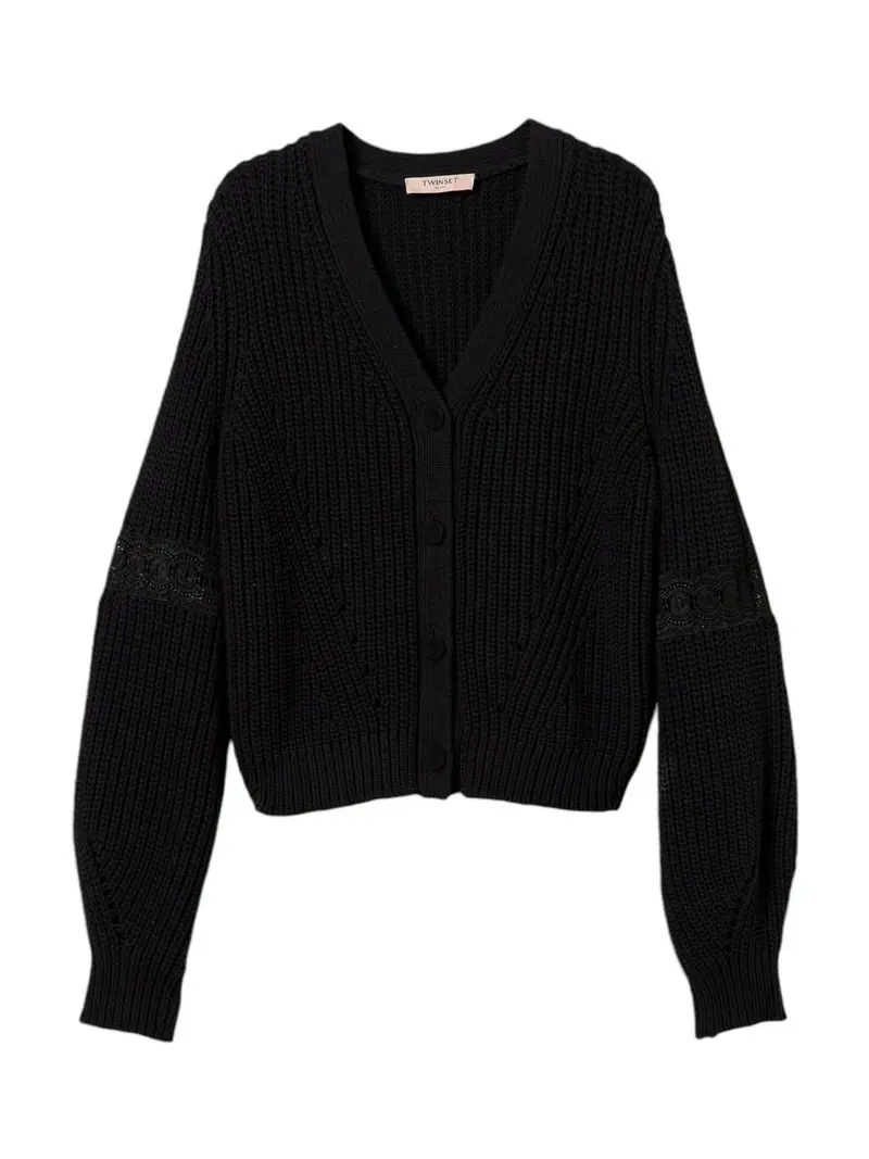TWINSET Cardigan Donna  242TP3091 00006 Nero