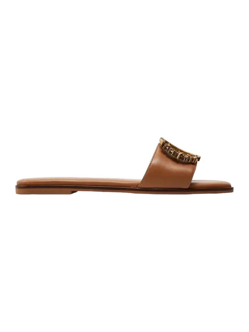 TWINSET Ciabatta Donna  241TCP222 10282 Marrone