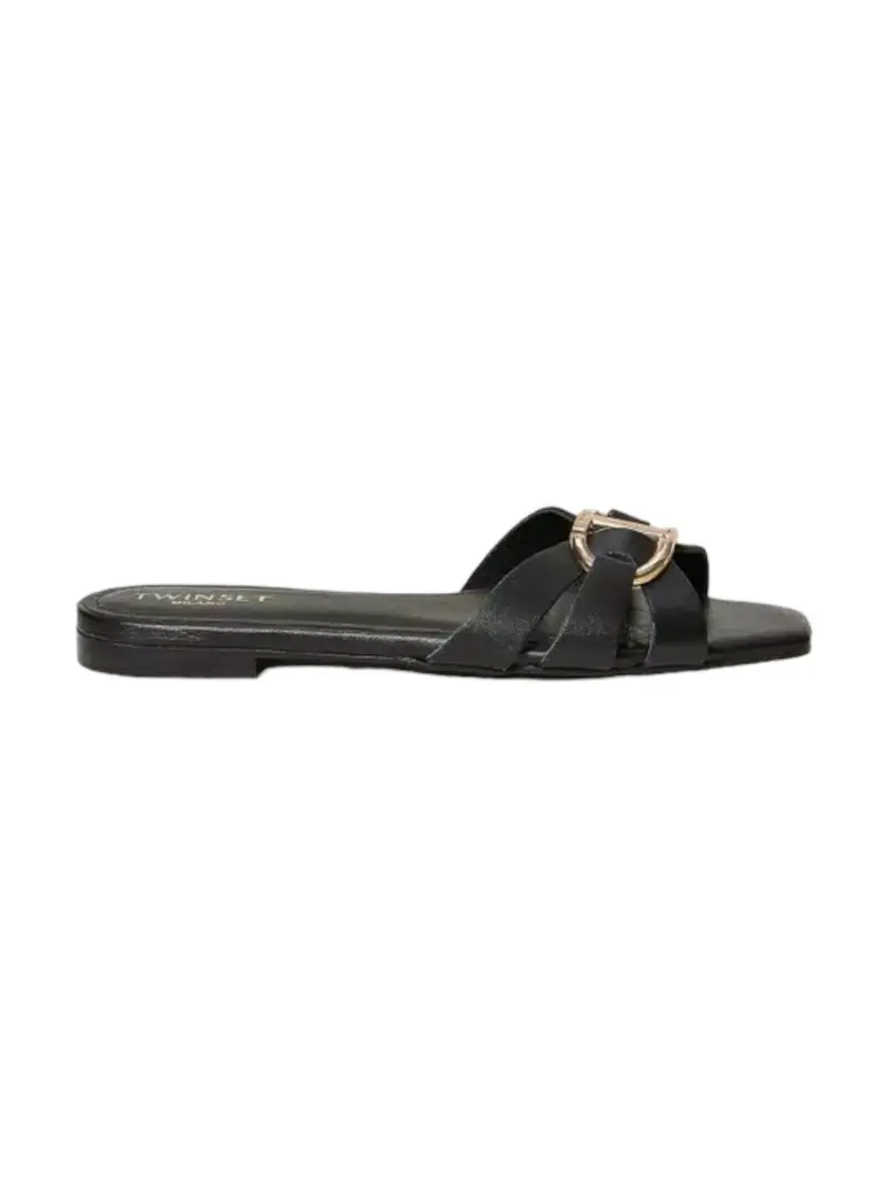 TWINSET Ciabatta Donna  241TCT120 00006 Nero