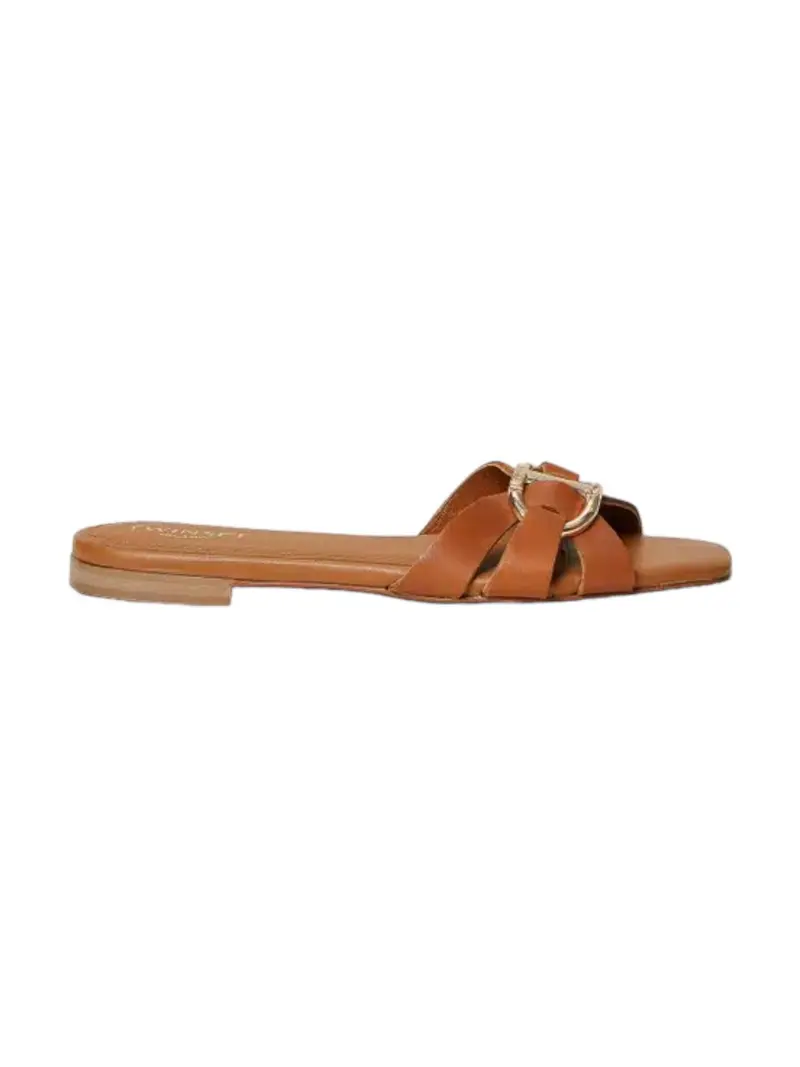 TWINSET Ciabatta Donna 241TCT120 00057 Marrone