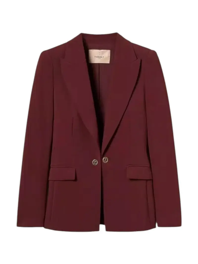 TWINSET Giacca Donna CREPE SUIT 252TP2590 05609 WINETASTING