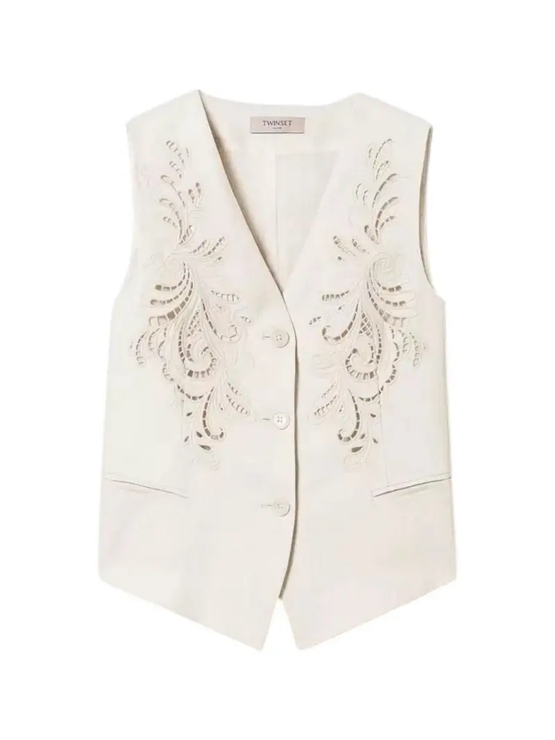 TWINSET Gilet Donna  251TP2161 00059 Beige