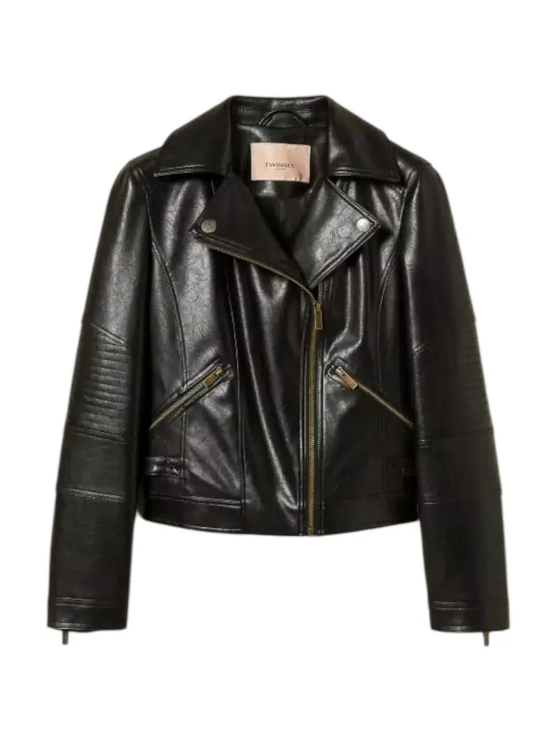 TWINSET Giubbino Donna BIKER 252TP2710 00006 Nero