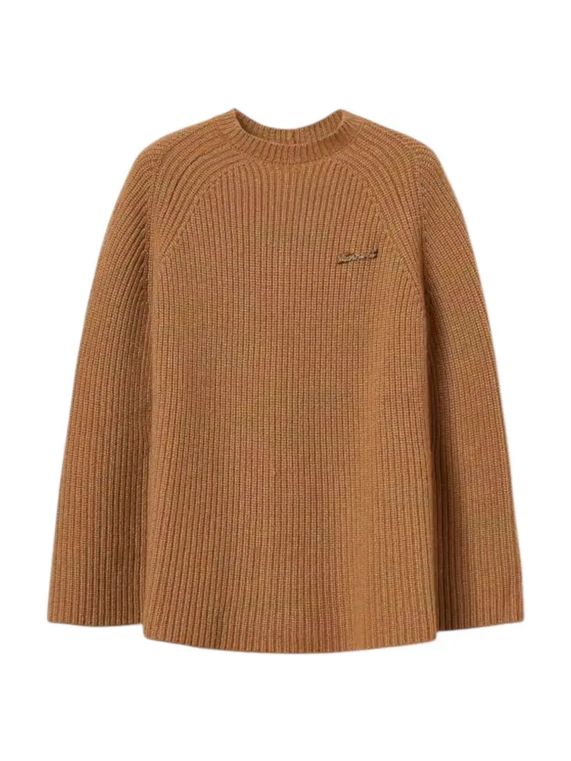 TWINSET Mantella Donna MIX MERINOS WOOL SHAPES 252TT3421 12538 ALPACA