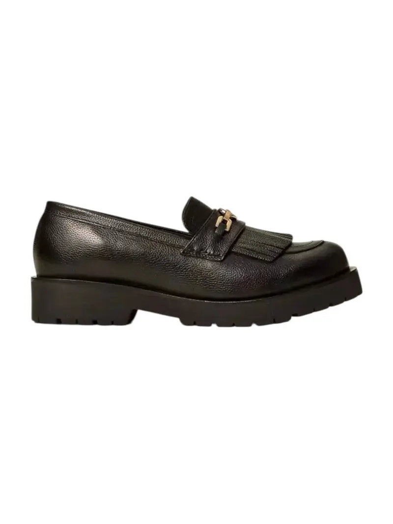TWINSET Mocassino Donna CHAIN OVAL T 252TCP152 00006 Nero
