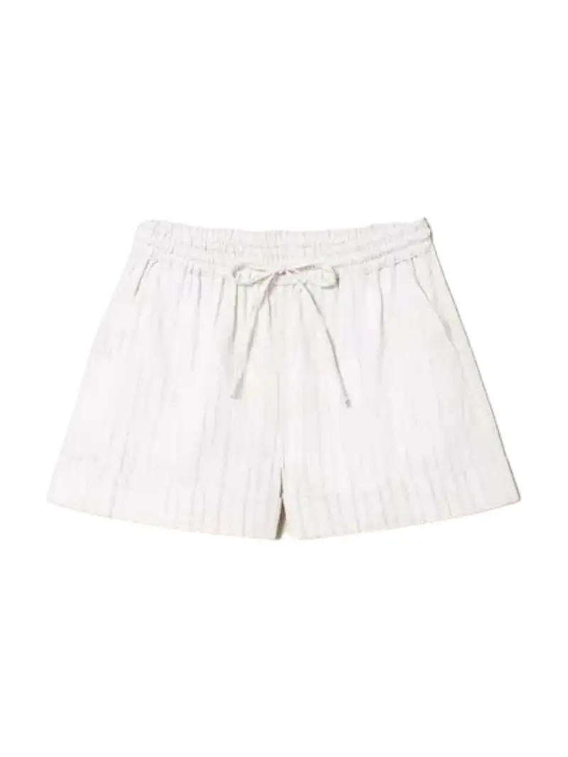 TWINSET Pantaloncino Donna 241TT2223 11611 Bianco