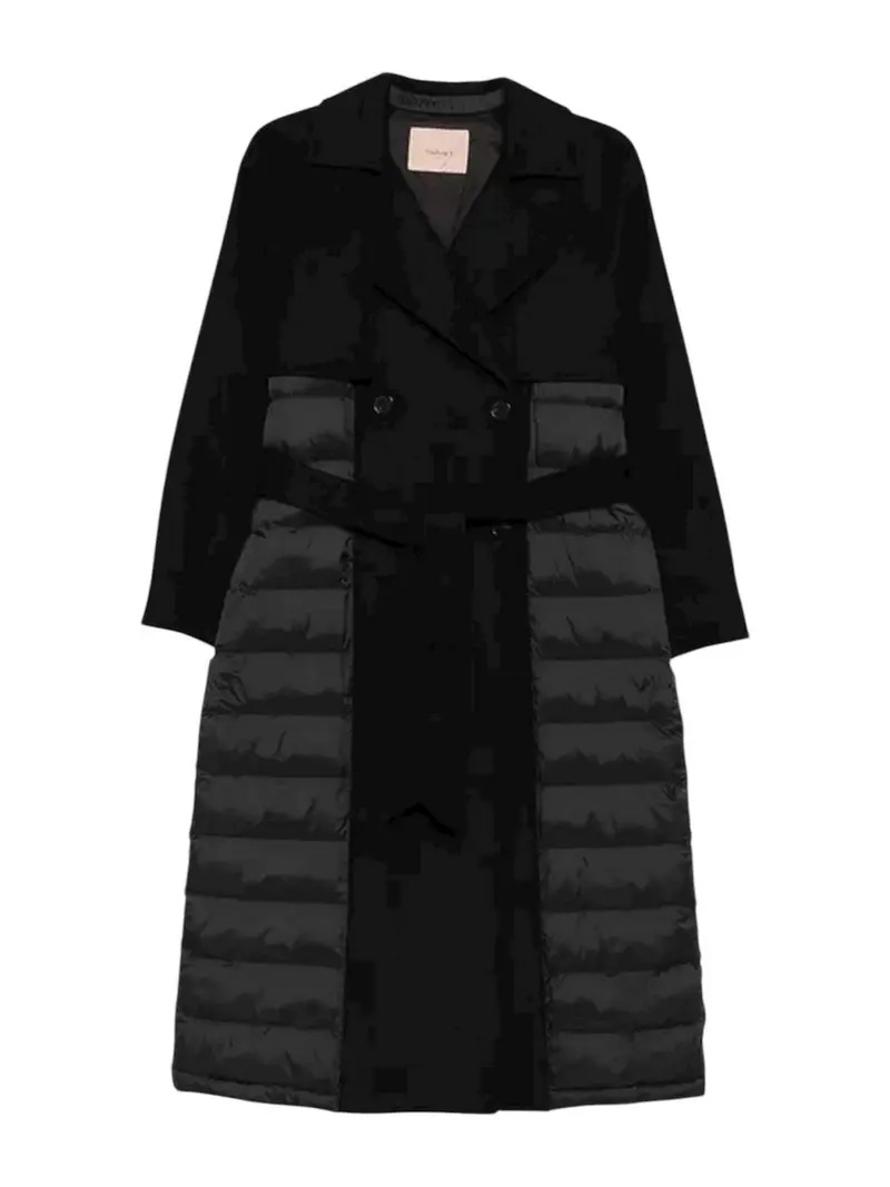 TWINSET Piumino Donna PADDED CITY COATS 252TP2221 00006 Nero