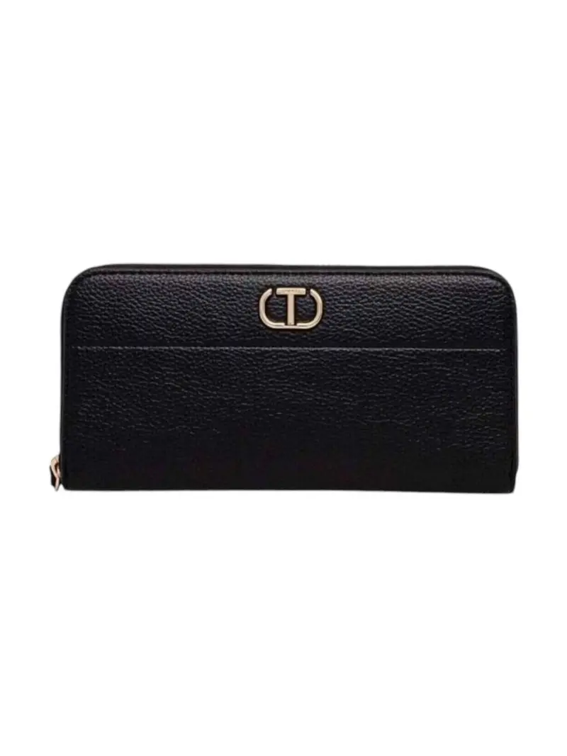 TWINSET Portafoglio Donna DRAWSTRING 242TD8244 00006 Nero