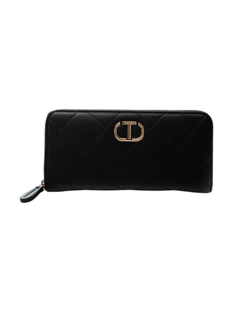 TWINSET Portafoglio Donna T-LOCK 242TB7254 00006 Nero