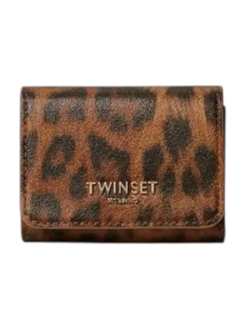 TWINSET Portafoglio Donna WALLET 252TL8015 12624 ST.LEOPARD