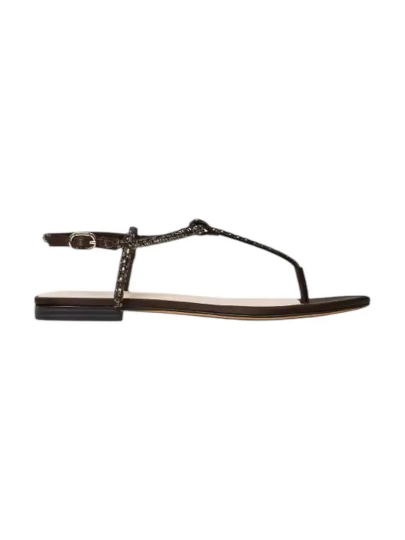 TWINSET Sandalo Donna  251TGT110 10780 Marrone