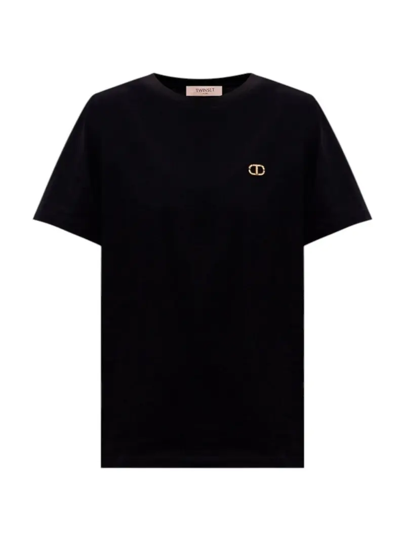 TWINSET T-shirt Donna  251TT2040 00006 Nero