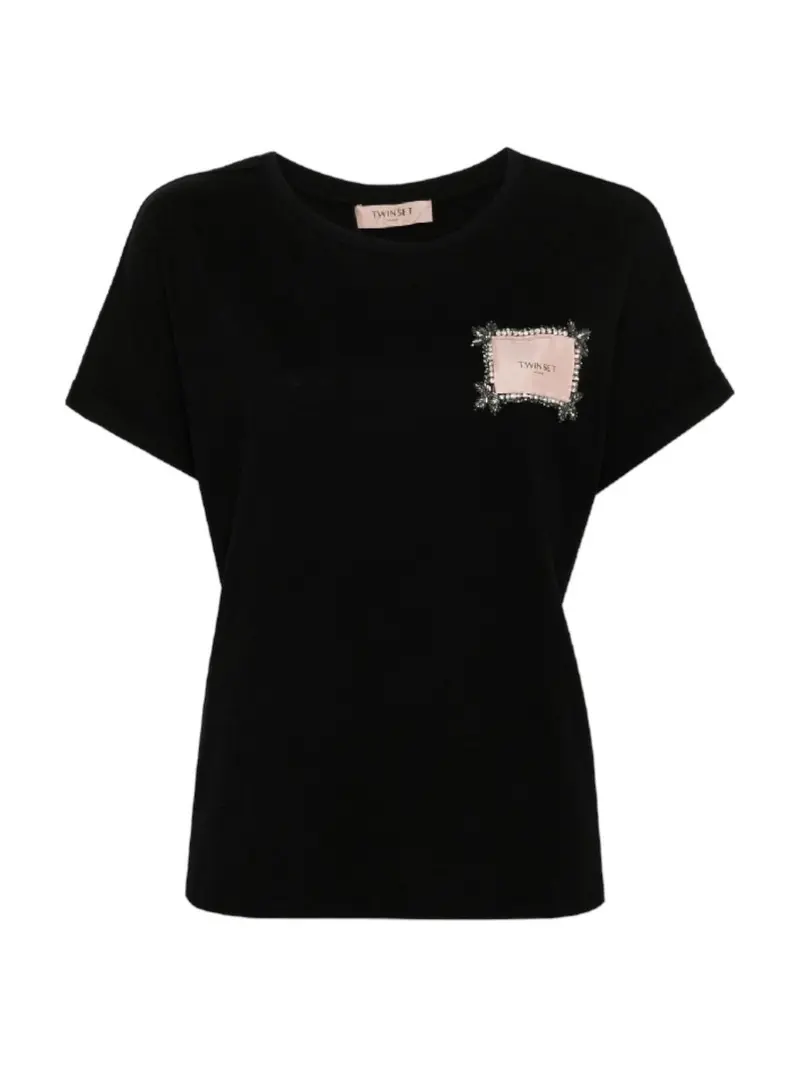 TWINSET T-Shirt e Polo Donna  241TP2211 00006 Nero