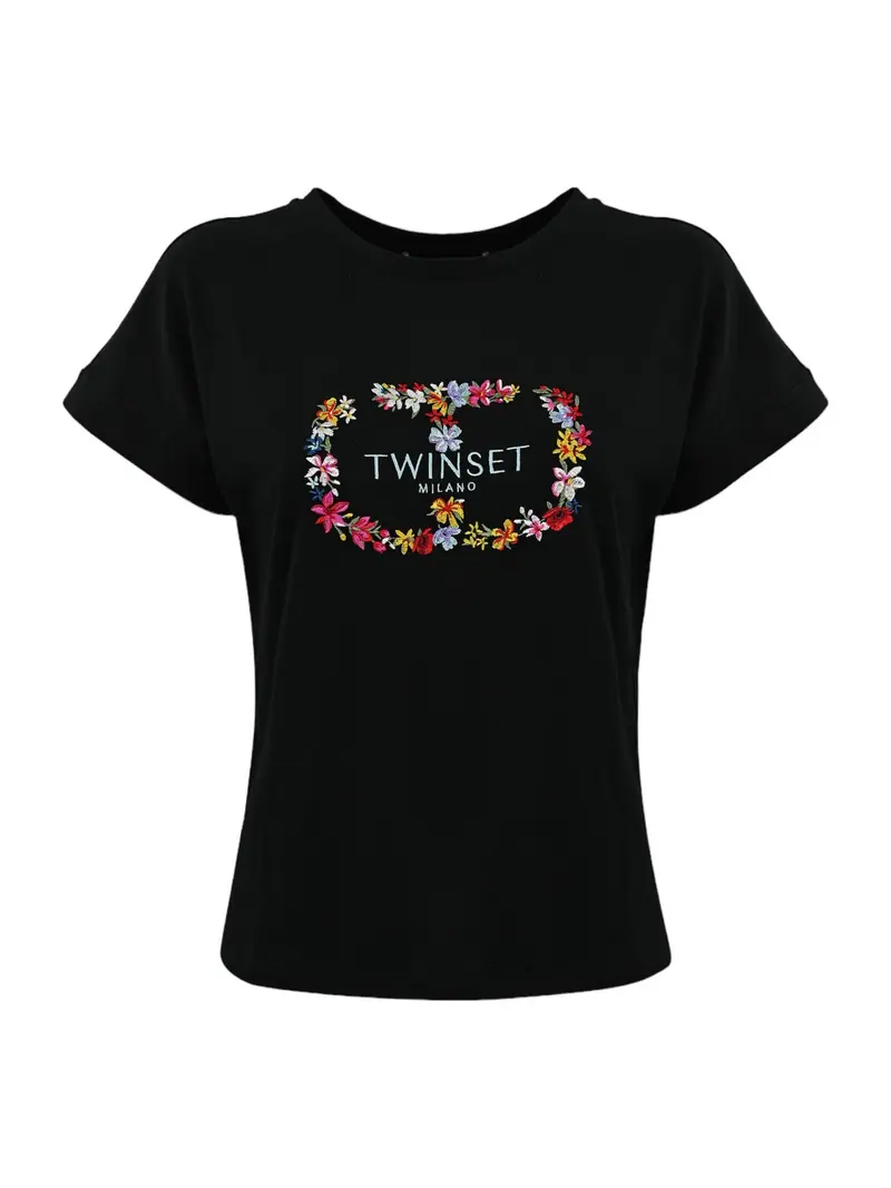 TWINSET T-Shirt e Polo Donna  241TP2214 00006 Nero