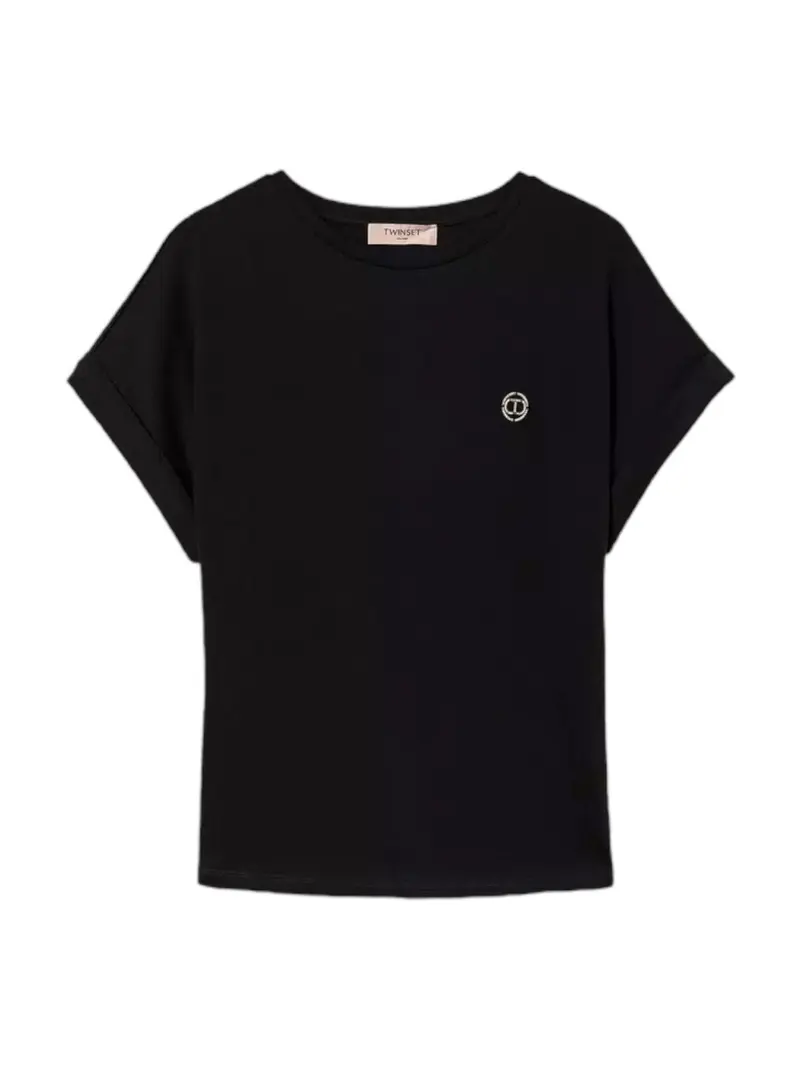 TWINSET T-Shirt e Polo Donna  241TP2215 00006 Nero