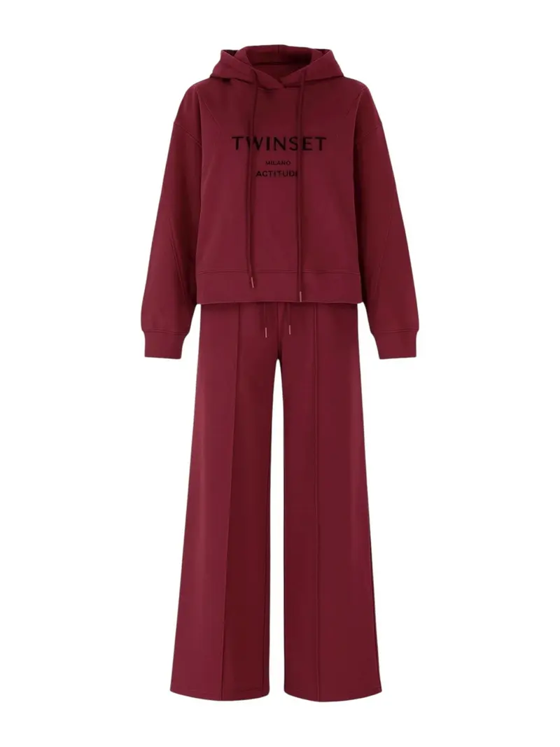 TWINSET Tuta Donna LOGO FLEECE 252TP2681 05609 WINETASTING