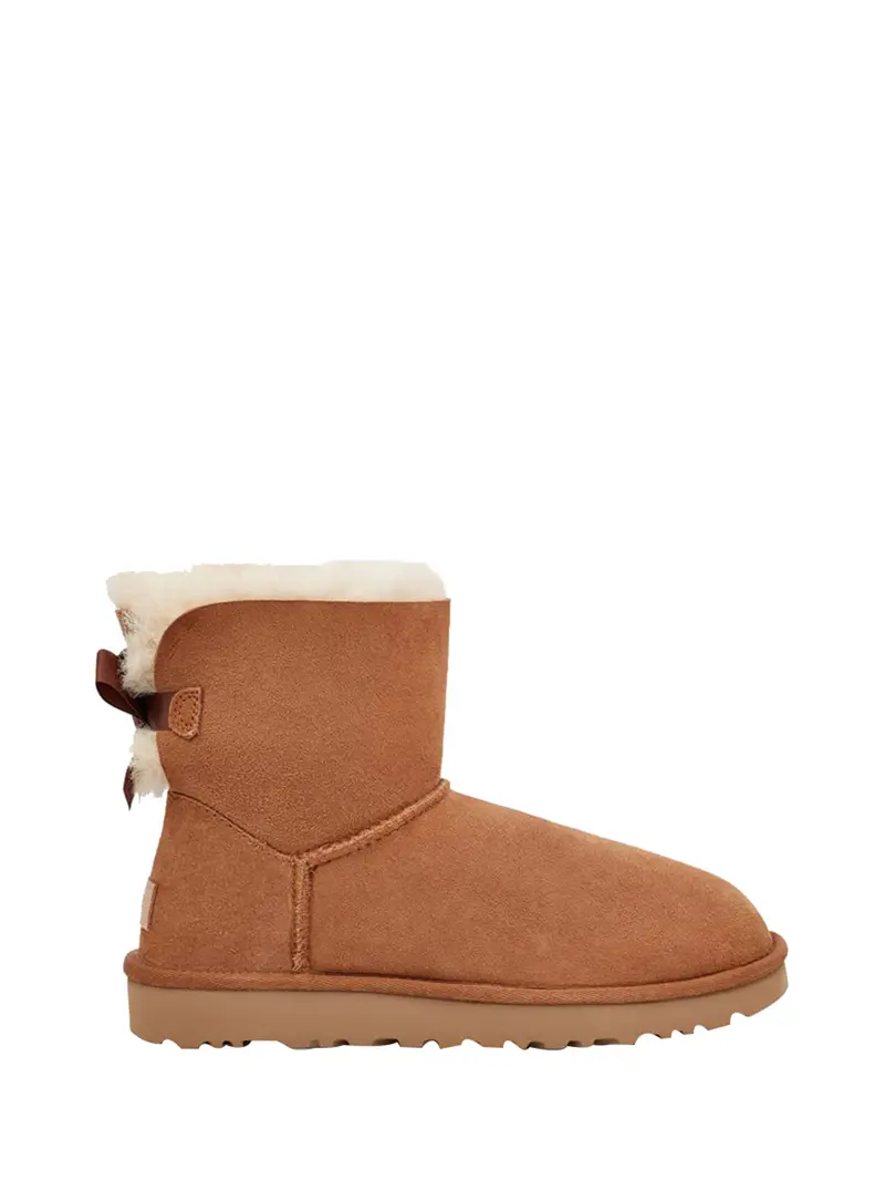 Ugg Eskimo Boot Mini Bailey Bow II Donna Beige