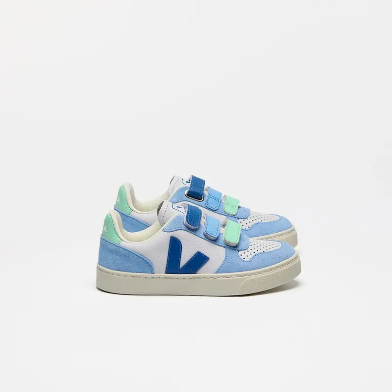 V-10 leather multico indigo