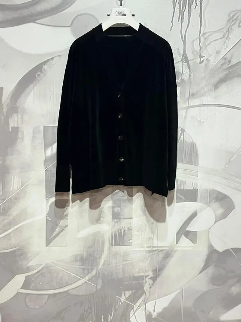 velvet cardigan