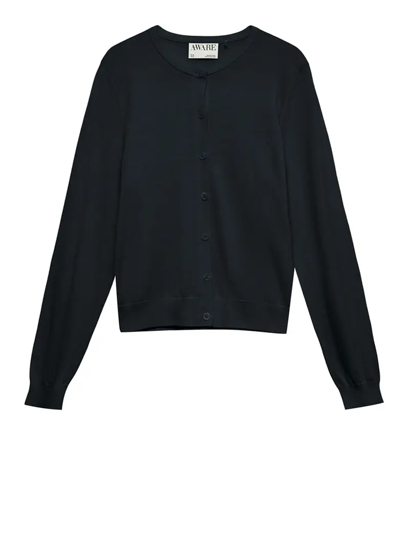 Vero Moda Cardigan Tinta Unita Nero