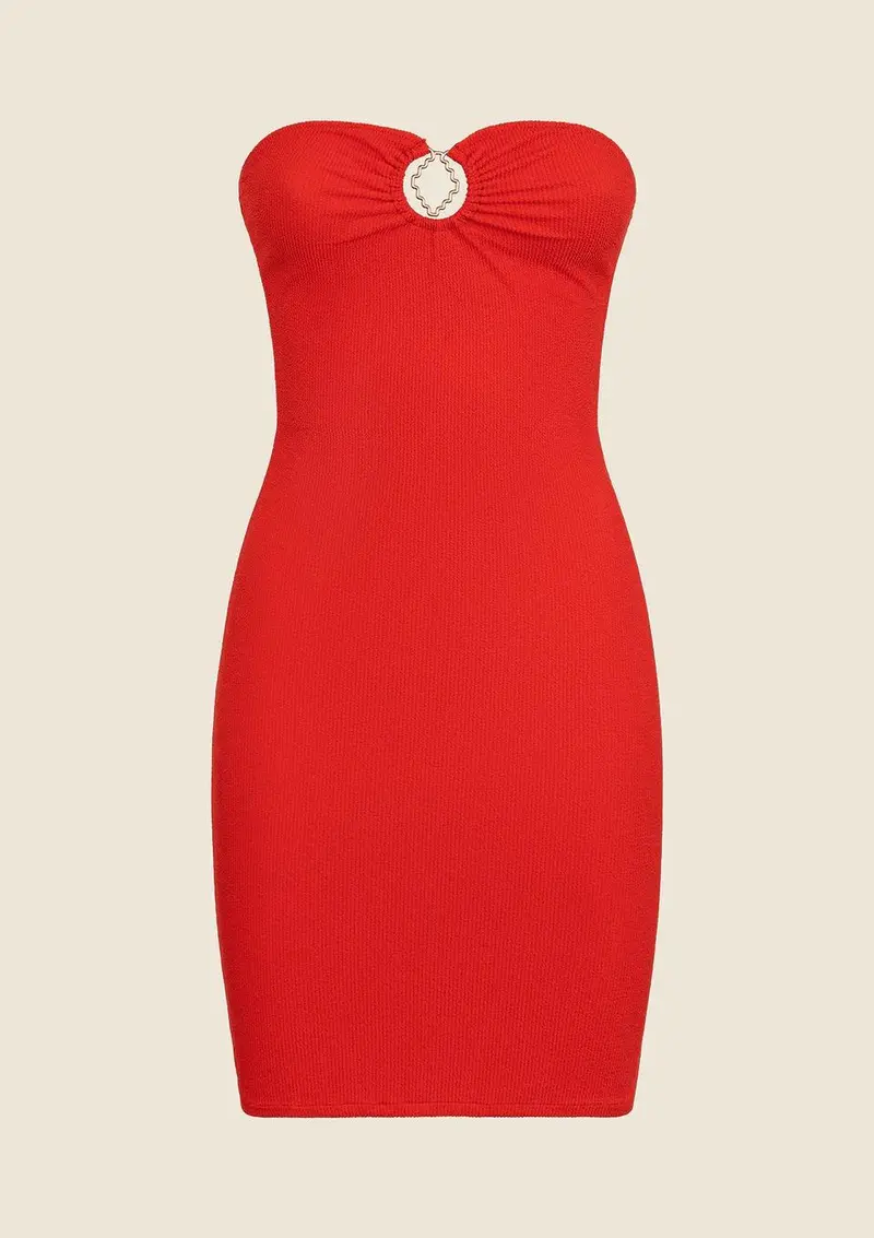Vestito corto Donna Rosso
