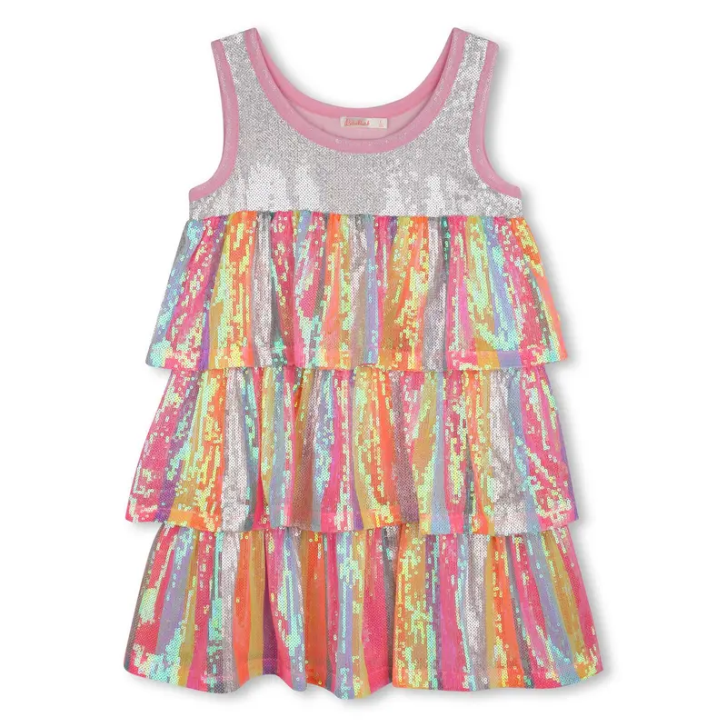 Vestito in tulle con bretelle