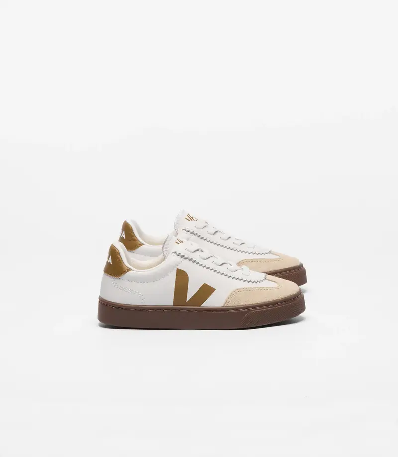 Volley Elastic Laces Leather White Almond Bark