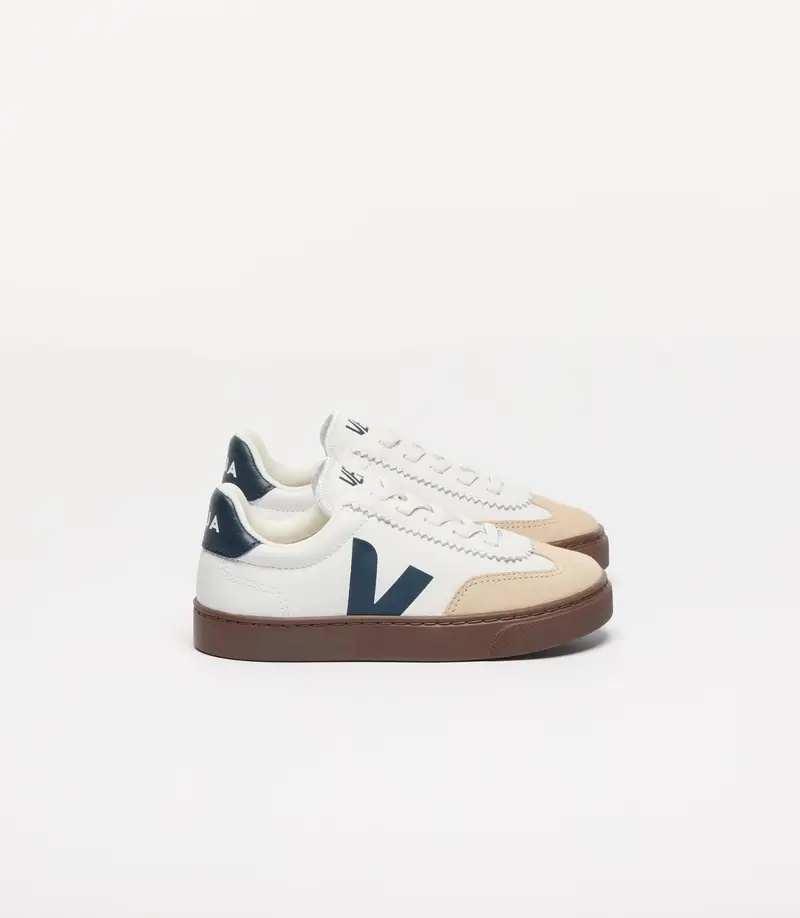 Volley Elastic Laces Leather White Nautico Bark