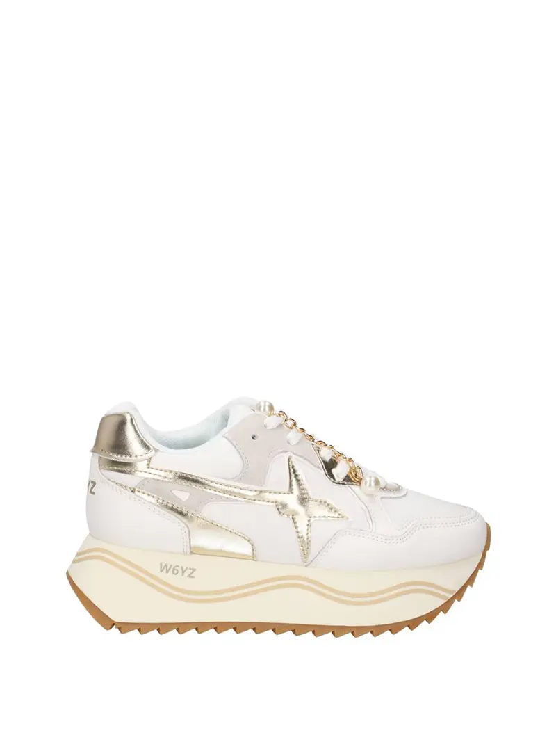 W6yz Sneakers Deva - Bianco Arancio