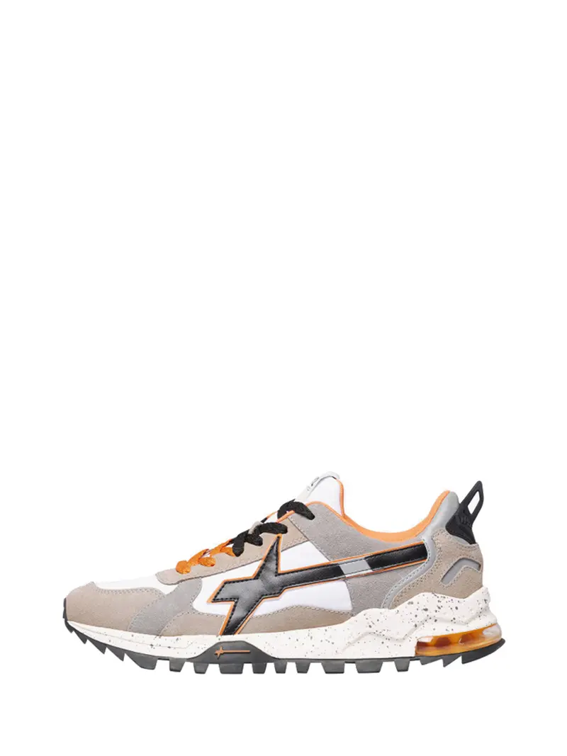 W6yz Sneakers Uomo Taupe/grigio/bianco - Beige