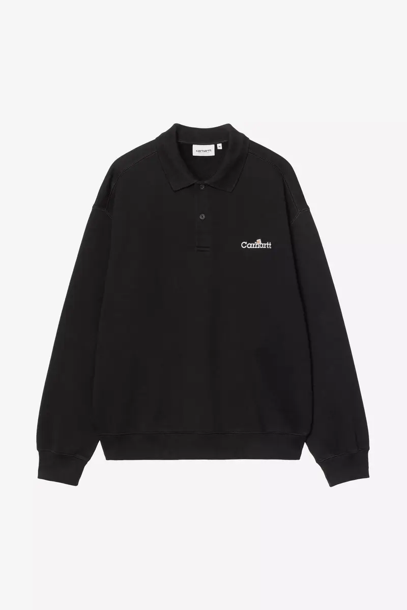 WIP Label Polo Sweatshirt