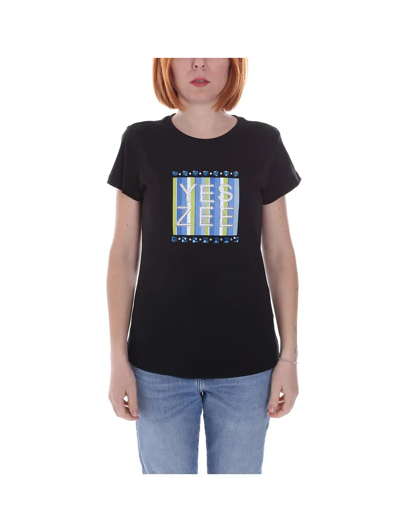 Yes Zee T-Shirt Donna Nero