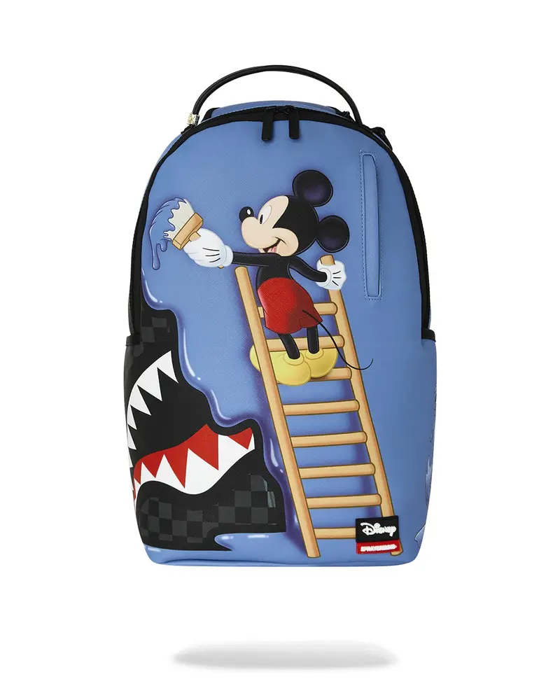 Zaino azzurro/nero "Topolino" per bambino