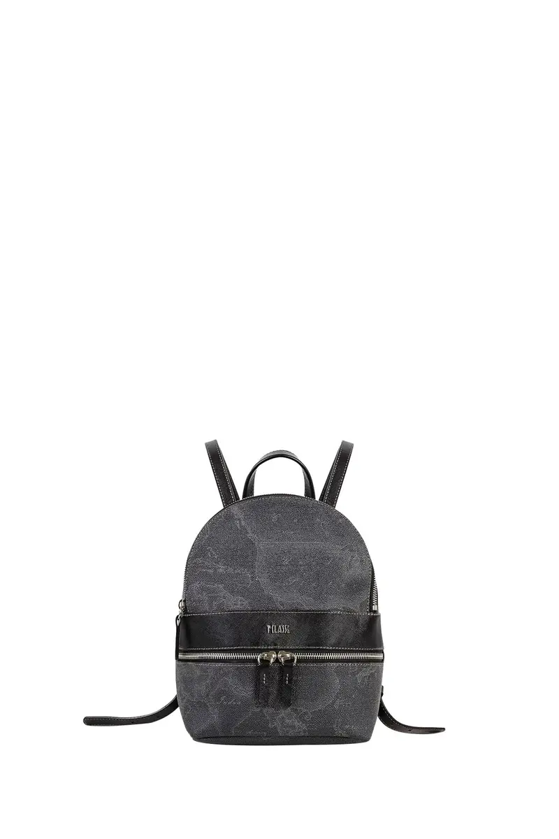 Zaino Donna Geo Black Con Logo Nero