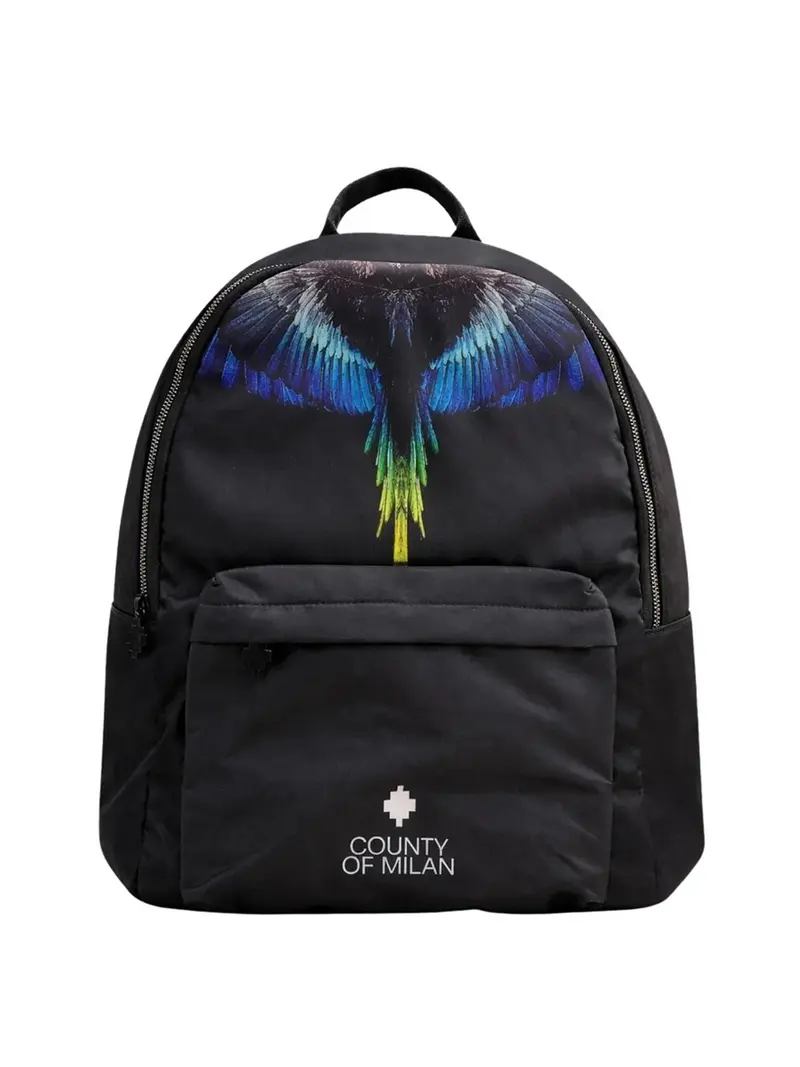Zaino Marcelo Burlon Printed - Nero/Multi