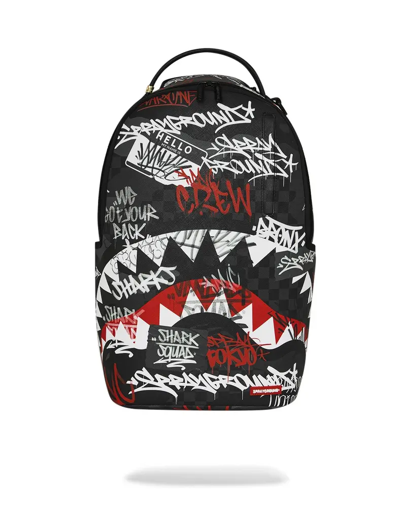 Zaino nero/rosso/bianco per bambino