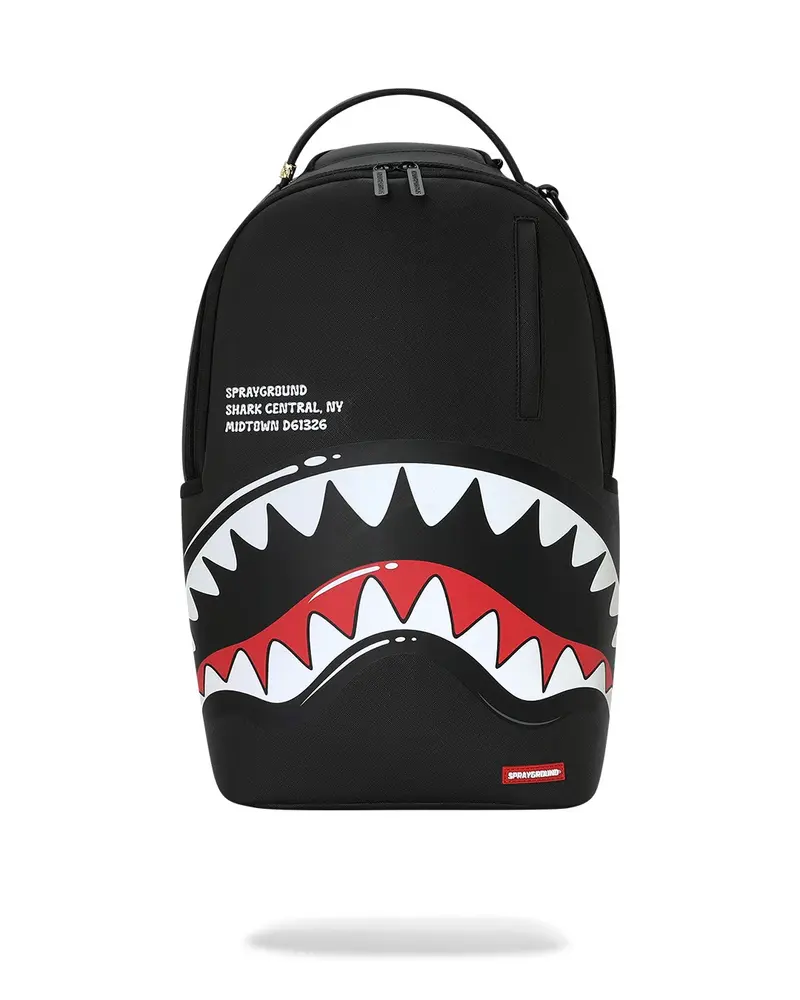Zaino nero "squalo" per bambino